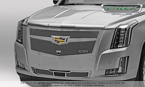 Upper Class Series T-Rex Grilles 2015i-2020 Escalade Main Grille, Chrome, 1 Pc, Replacement, Fits Vehicles with Camera - PN #56181