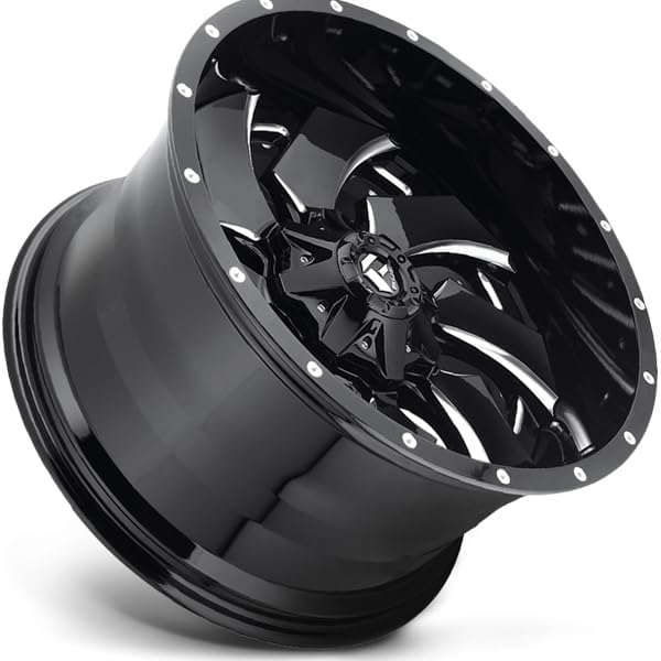 FUEL OFF-ROAD 20X12 CLEAVER 8X6.5 4.77-44mm GLOSS BLACK MILLED - D57420208247