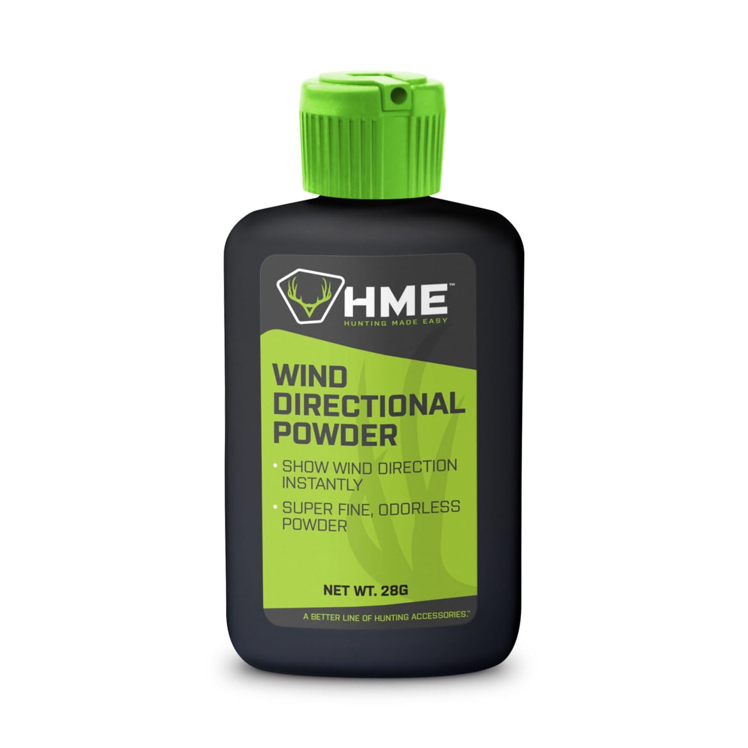 HME Portable Wind Indicator Lightweight Pocket Size Simple to Use Wind Direction Detection Powder - 28 Grams Capacity