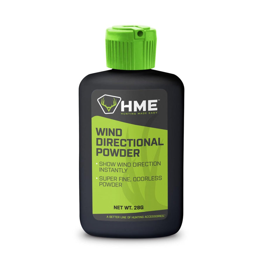 HME Portable Wind Indicator Lightweight Pocket Size Simple to Use Wind Direction Detection Powder - 28 Grams Capacity