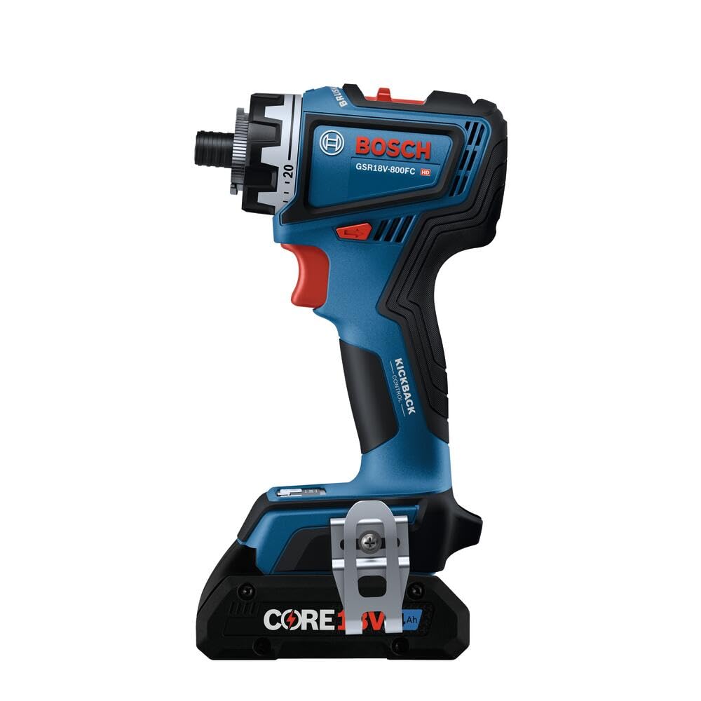 18V BOSCH GSR18V-800FCB24 Drill/Driver with 5-In-1 Flexiclick® System and (1) CORE18V® 4 Ah Advanced Power Battery