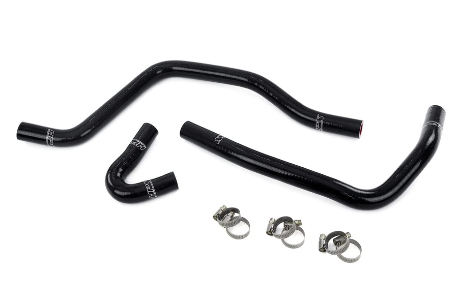 HPS Performance Silicone Black Heater Hose Kit Compatible for 2003.5-2005 Ford Excursion 2003-2007 F250 F350 F450 F550 Superduty 6.0L V8 Diesel Turbo, 57-2120-BLK