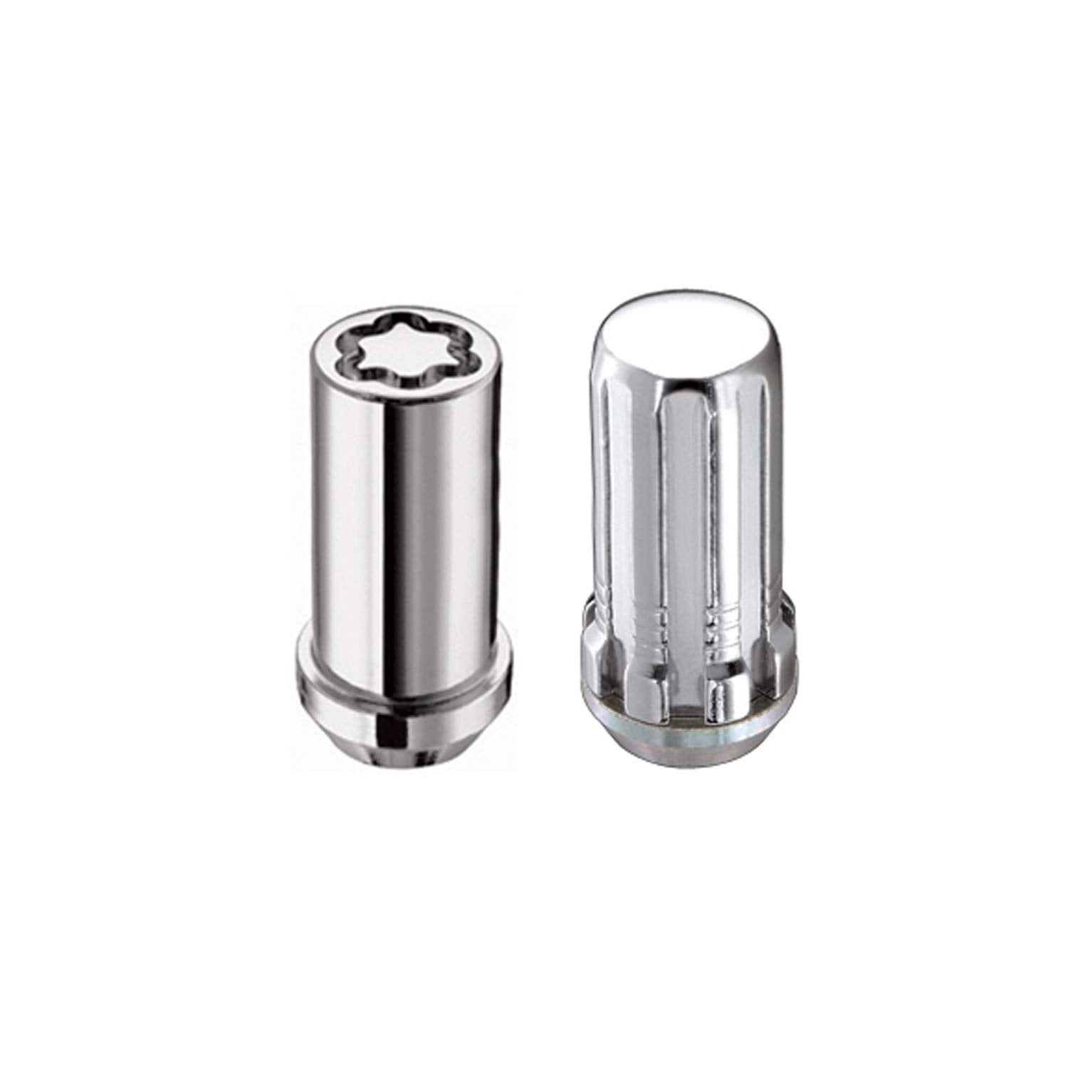 McGard Chrome SplineDrive Wheel Installation Kit 65810 (M14 x 1.5 Thread Size) - for 8 Lug Wheels, 28 Lug Nuts / 4 Locks / 1 Key / 1 Install Tool