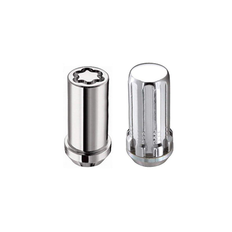 McGard Chrome SplineDrive Wheel Installation Kit 65810 (M14 x 1.5 Thread Size) - for 8 Lug Wheels, 28 Lug Nuts / 4 Locks / 1 Key / 1 Install Tool