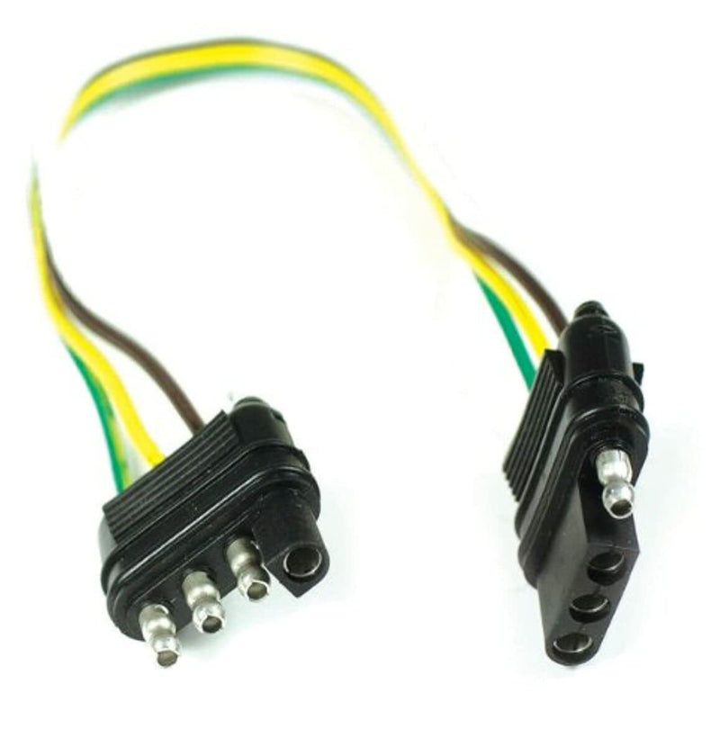4-Way Flat Type Husky Connector with 12" Loop