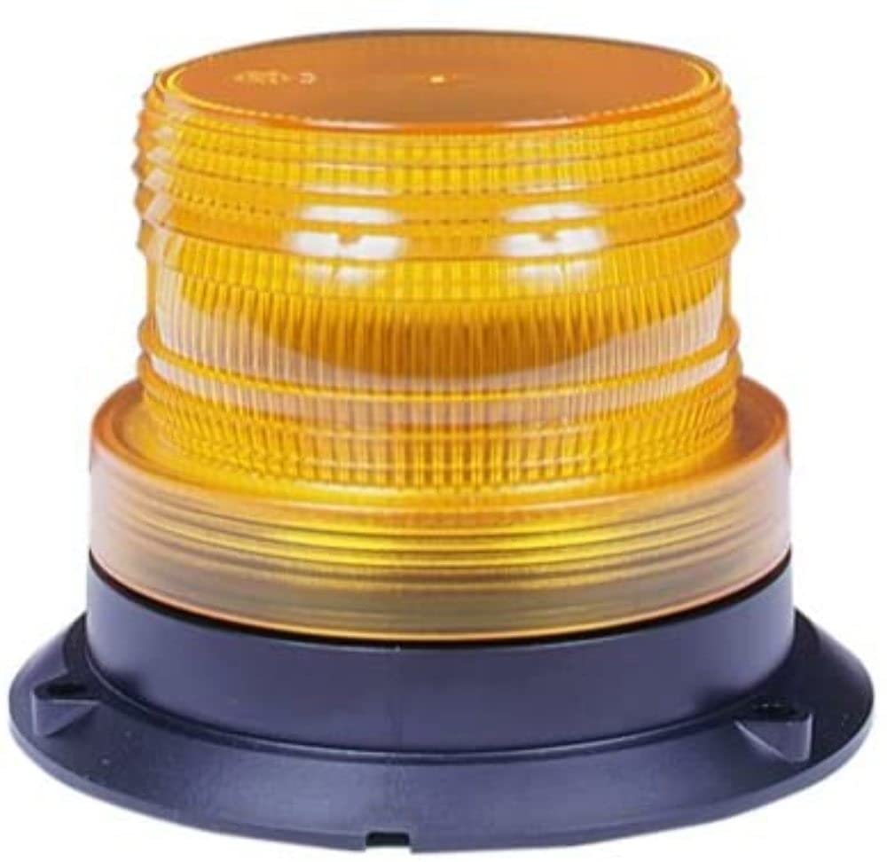 764A Peterson Manufacturing 5.06"x3.75" Top Mount LED Micro-Strobe Light Beacon (License Plate Light, Single LED, MV), 1 Pack
