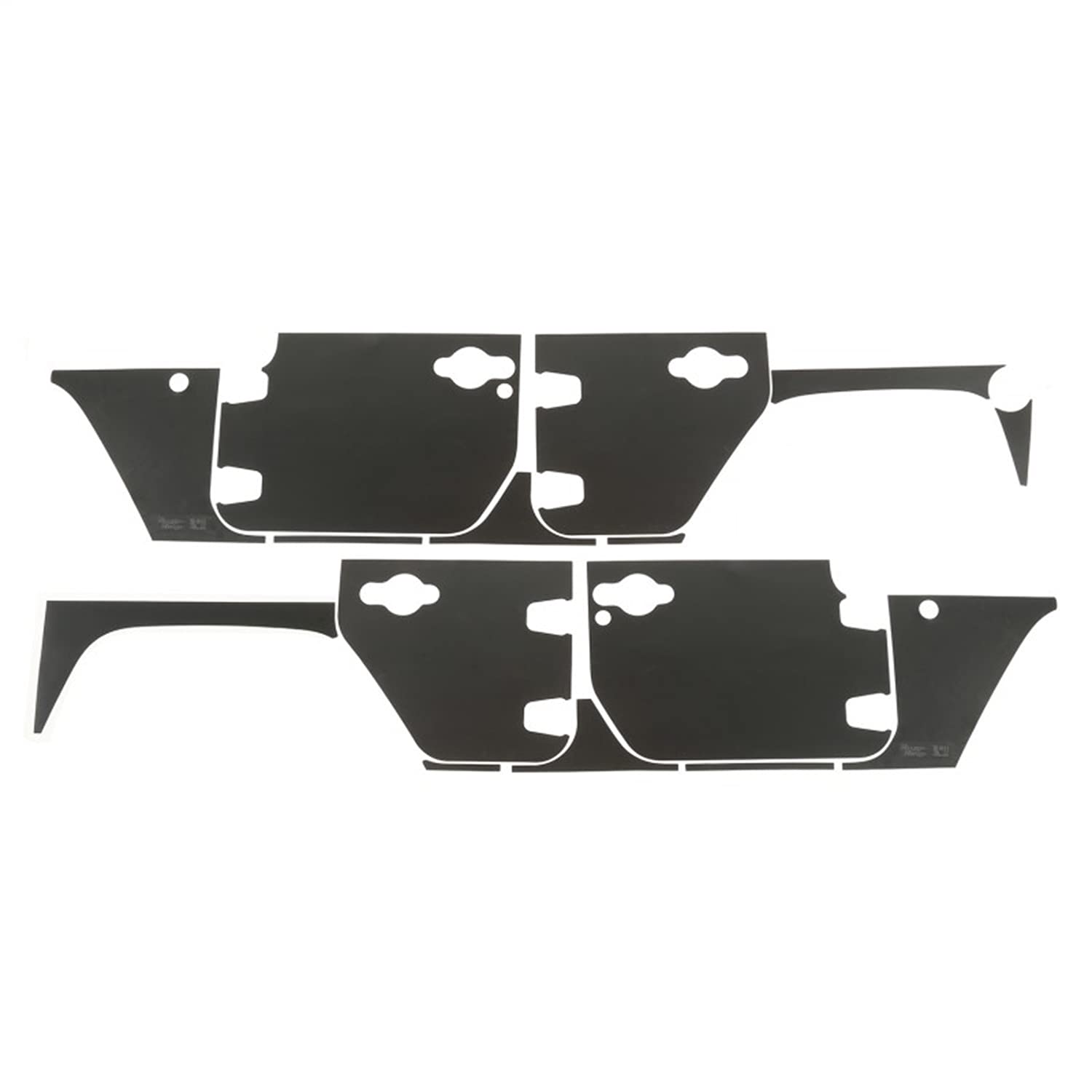 Magnetic Protection Panel Kit | Rugged Ridge | 12300.53 | Fits 2007-2018 Jeep Wrangler JK 4-Door