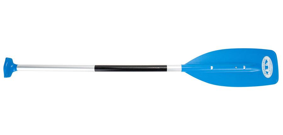 4-1/2-foot Crooked Creek Synthetic Boat Paddle, Blue - Features a Hybrid Grip for Full Palm Support and More Natural Motion (50451)