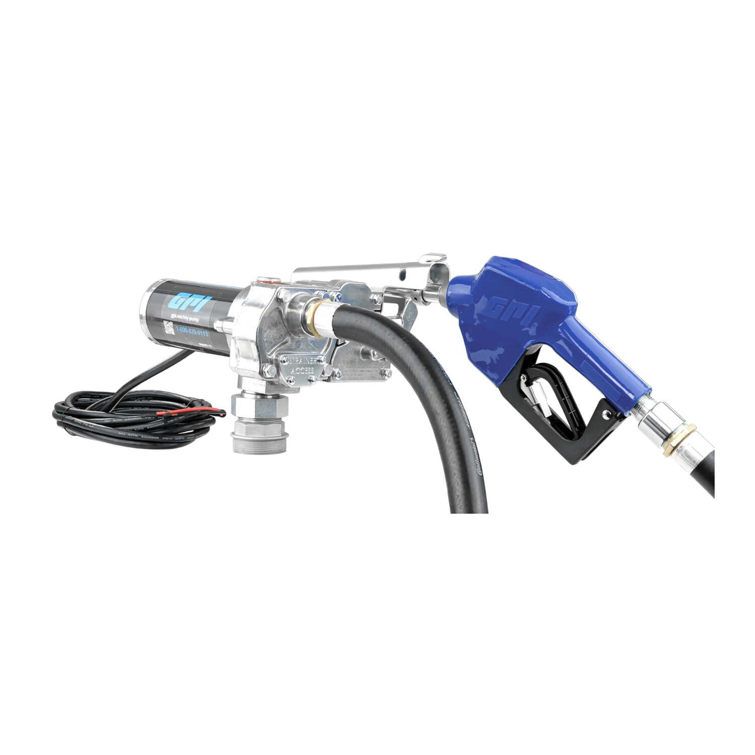 M-180 Series GPI Fuel Transfer Pump, Automatic Shut-Off Nozzle, 18 GPM, 12 Volt (110300-2)
