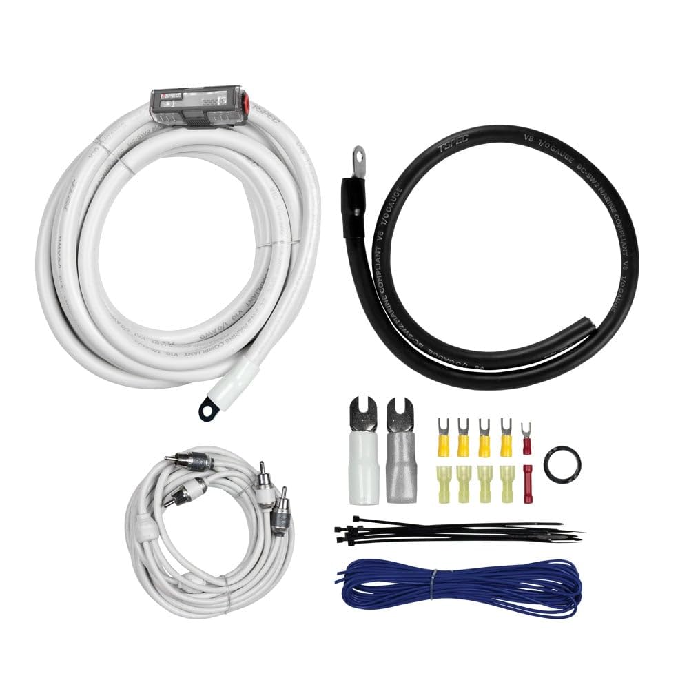 1/0 AWG T-Spec v10 Amp Kit - 5200 W with RCA Cable