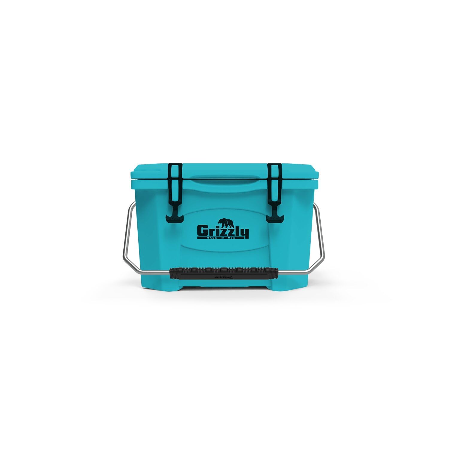 20 Cooler Grizzly | 20 qt Ice Chest Durable Rotomolded Insulated | Made in USA | Warranty for Life | For Beach Boat Camping Fishing Hunting | G20 | Teal