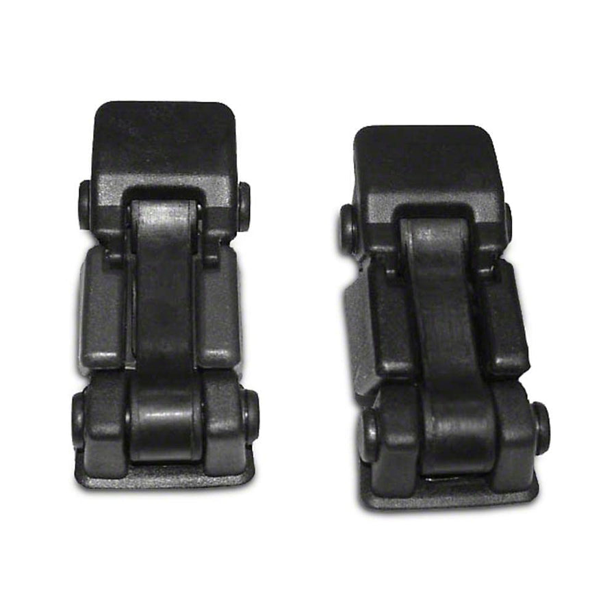 11210.09 | Omix-Ada | Hood Catch and Bracket Pair | OE Reference: 55176636K2 | Fits 1997-2006 Jeep Wrangler TJ