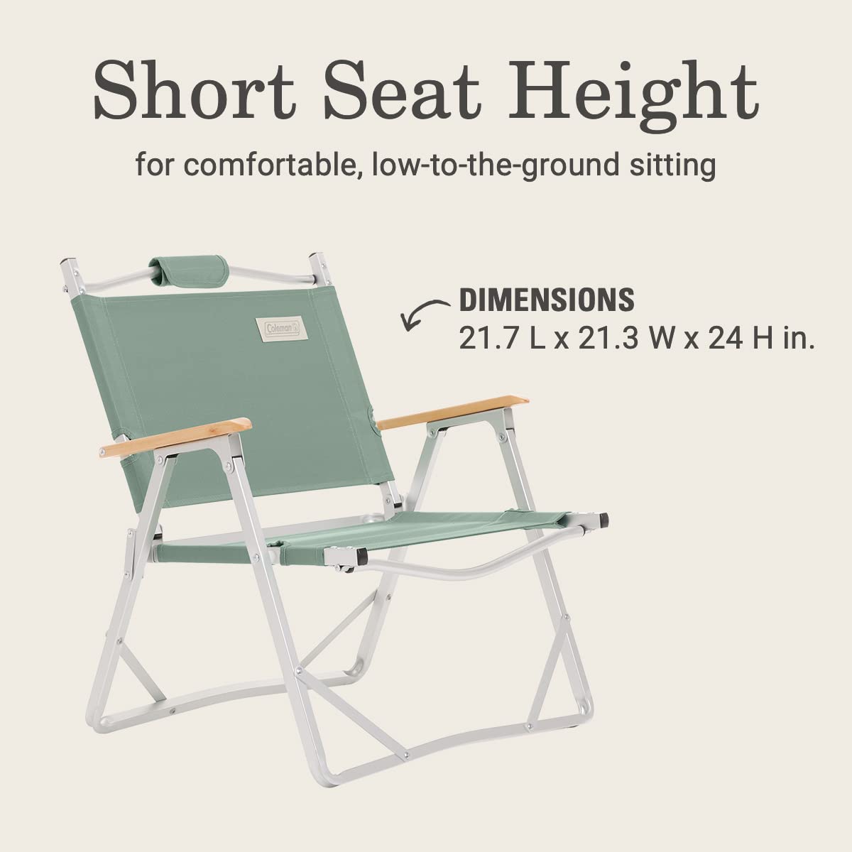 Coleman Premium Living Collection Outdoor Furniture Assortment, Lightweight & Weatherproof Chair, Table, Cot, & Bench for Backyard Patio or Campsite with Carry Bags & Handles