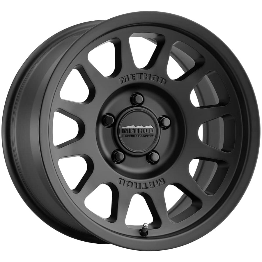 Method Race Wheels MR703 17x9 Bead Grip, 12mm Offset, 5x5, 71.5mm Centerbore, Matte Black, MR70379050512N