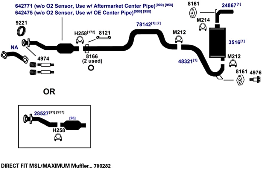 700282 AP Exhaust Products Muffler