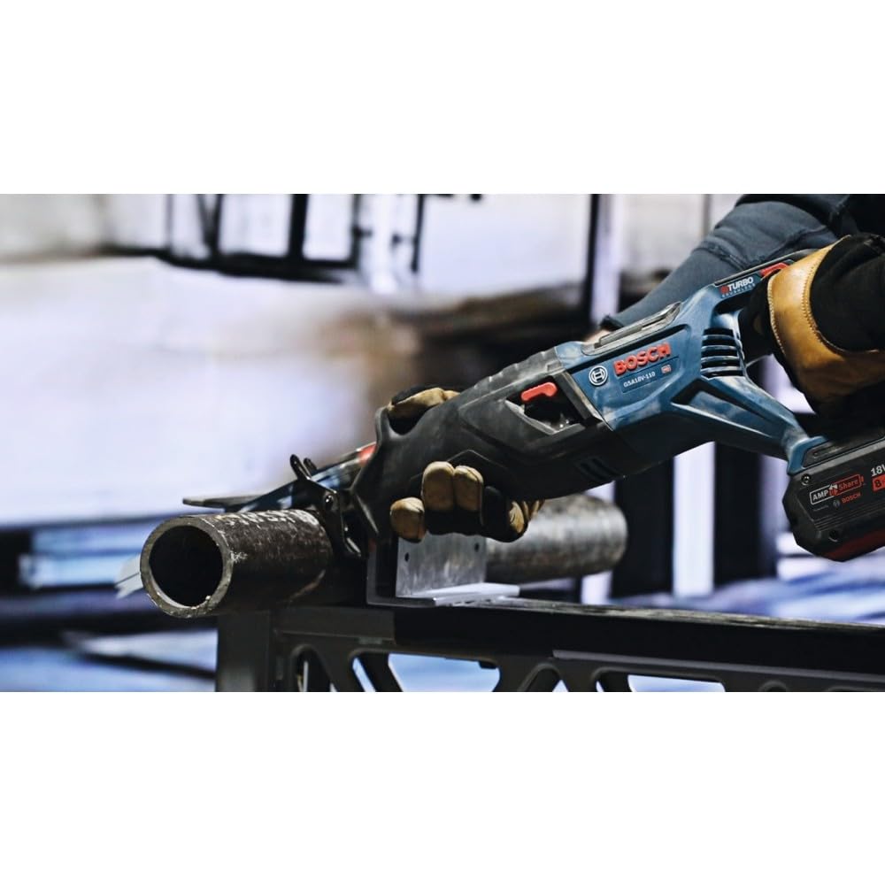 PROFACTOR™ BOSCH GSA18V-110B14 18V 1-1/8 In. Reciprocating Saw Kit with (1) CORE18V 8.0 Ah Performance Battery