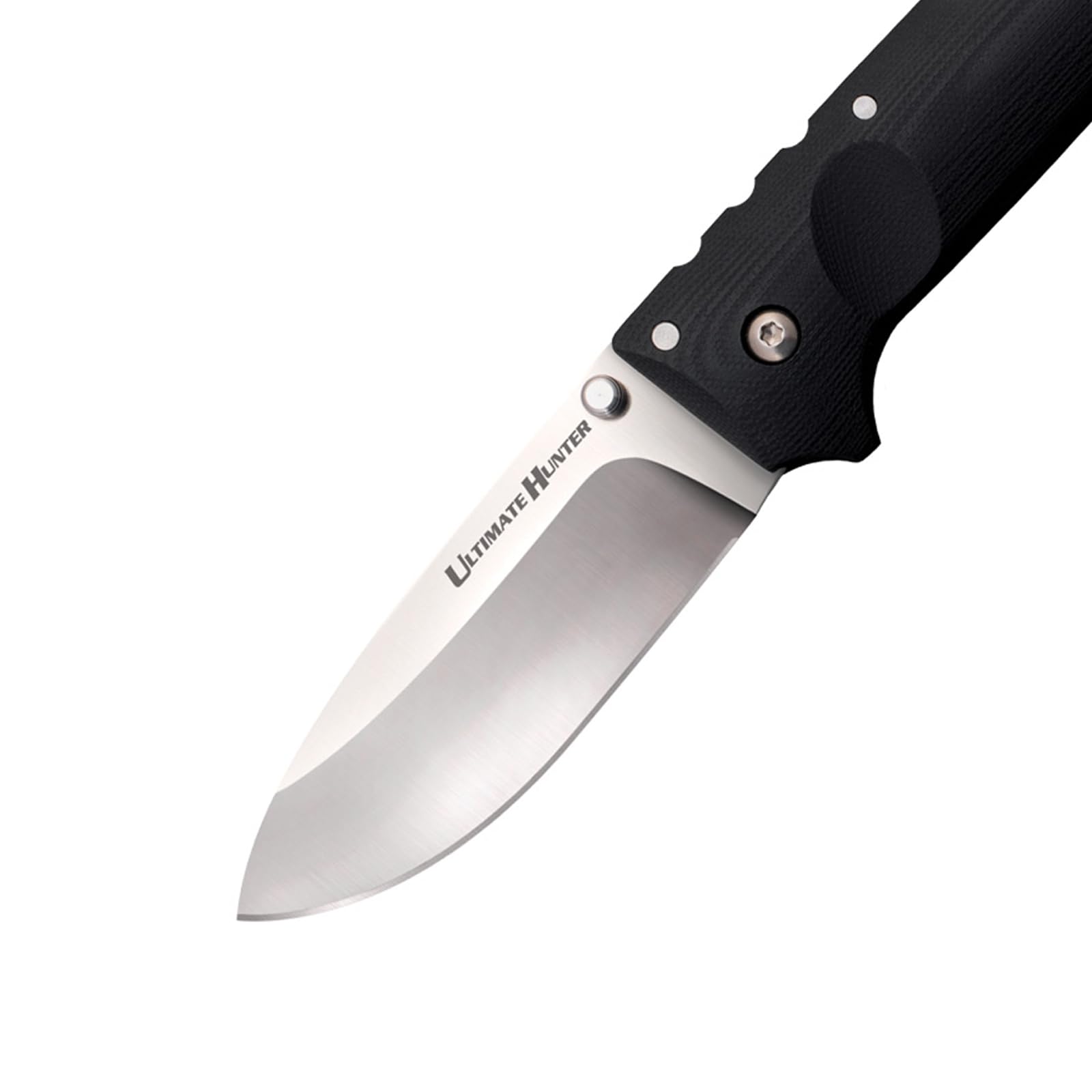 Cold Steel 3.5" Ultimate Hunter S35VN Razor-Sharp Blade 5" G-10 Easy-to-Grip Orange Handle Hunting Folding Knife with Tri-Ad Locking Mechanism