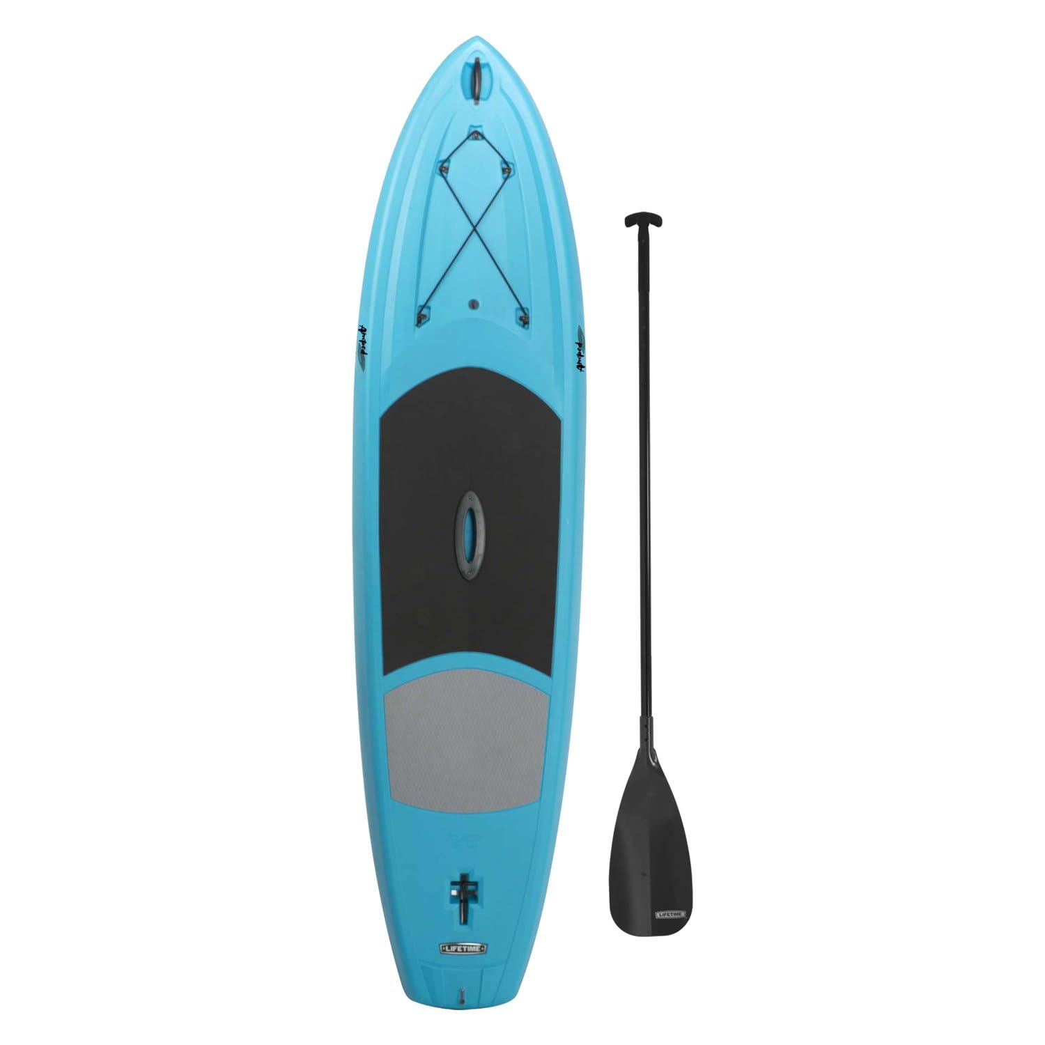 Amped Lifetime Hardshell Paddleboard with Paddle, 11', Glacier Blue