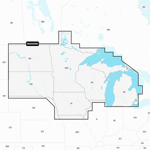 Navionics+ Garmin U.S. North Great Lakes Chart [010-C1289-20]