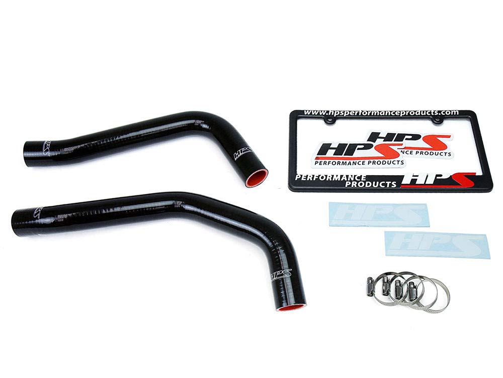 HPS Performance Silicone Black Radiator Hose Kit Coolant OEM Replacement 57-1784-BLK