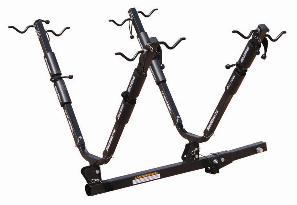 BikeWing-T4 Let's Go Aero Four Bike Tilt & Fold Hitch Rack (BBR260)