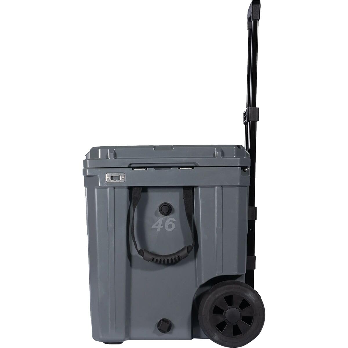 Rolling 46qt Rugged Cooler, Slate, One Size
