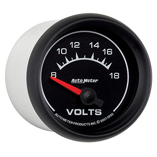 Auto Meter 2-1/16" 8-18V Short Sweep Electric Voltmeter 5992 ES