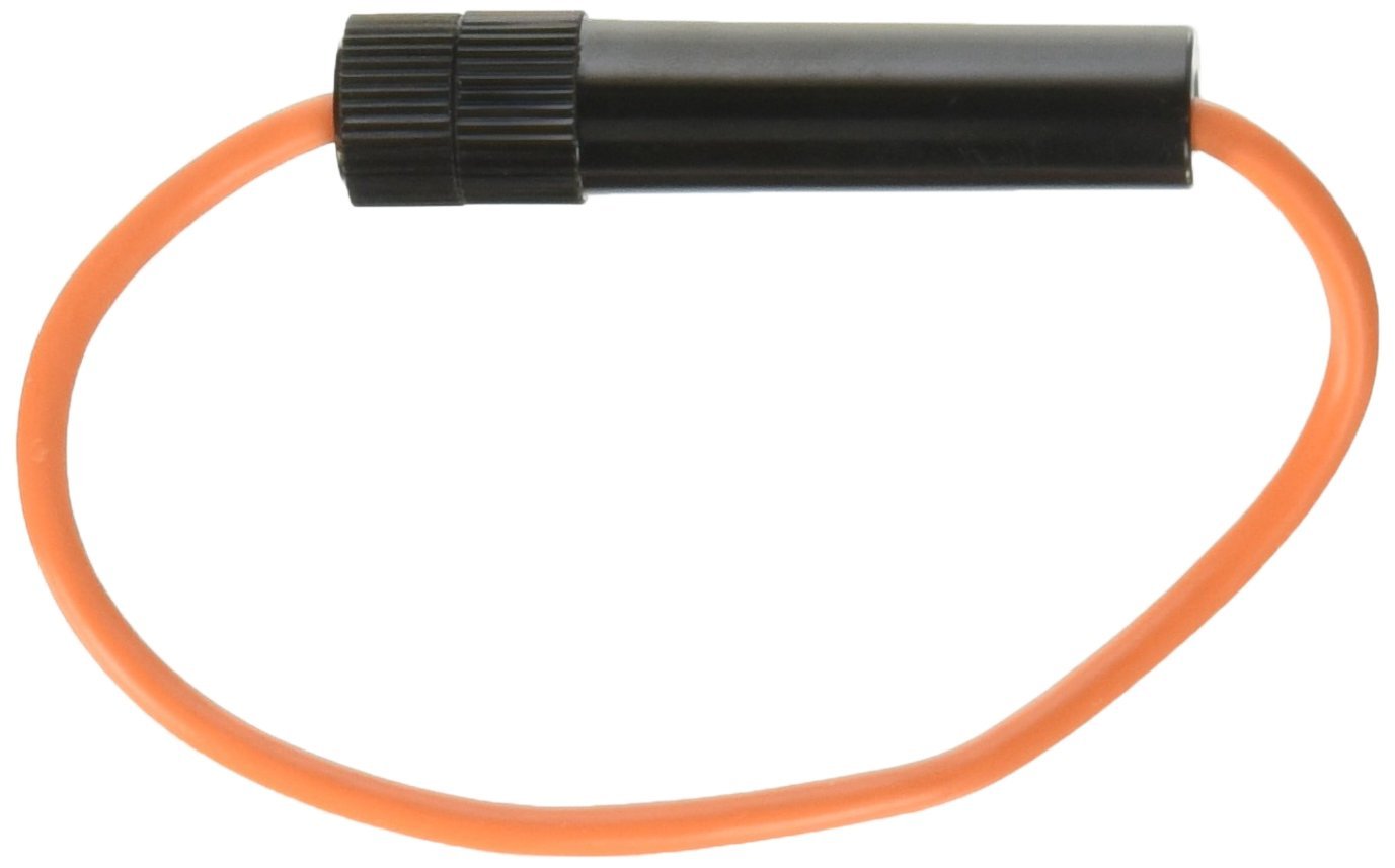 Sierra International 12 Gauge Wire Loop Fuse Holder in-Line Glass Tube Style with 20 Amp SFE Fuse, 7"
