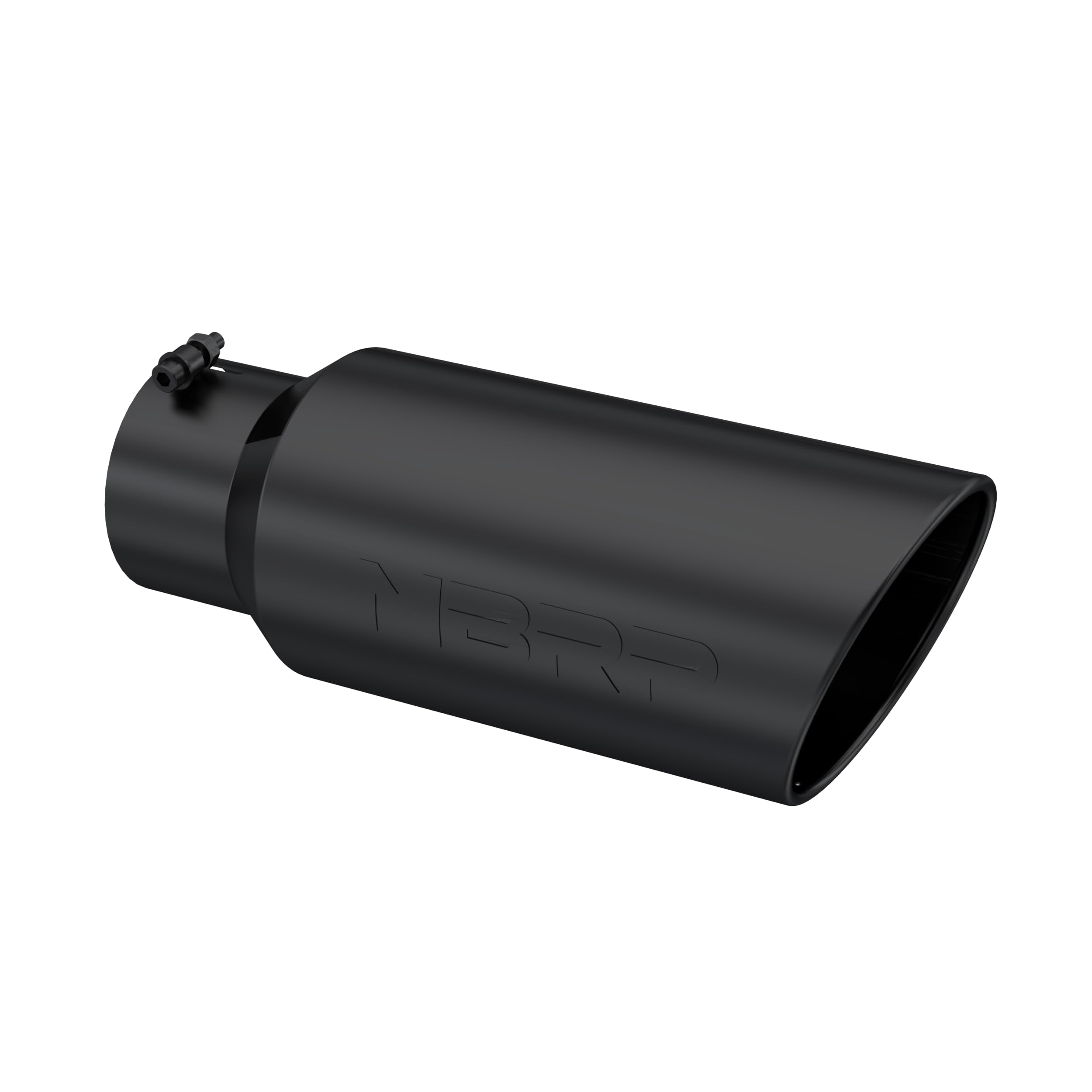 MBRP 7in O.D. Universal Tip 5in inlet 18in length Black Rolled End