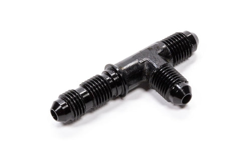 Fragola Performance Systems #4 Bulkhead Tee-On The Run Black 480404-BL