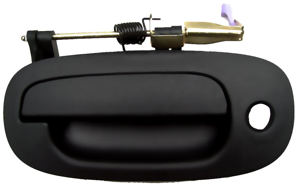 Exterior Door Handle Depo 334-50020-121 (Dodge Dekota 00-01, Durango 98-01 Front Passenger Side W/ Keyhole (Smooth Black)