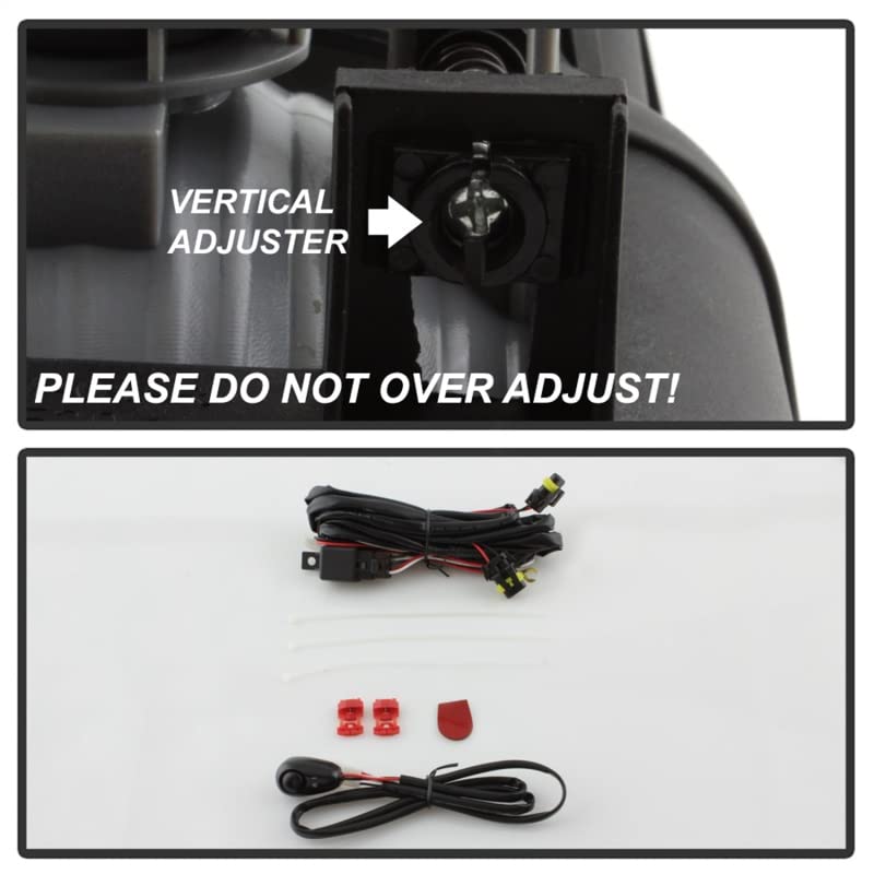 Fog Lights Black/Clear Spyder Auto 5020857