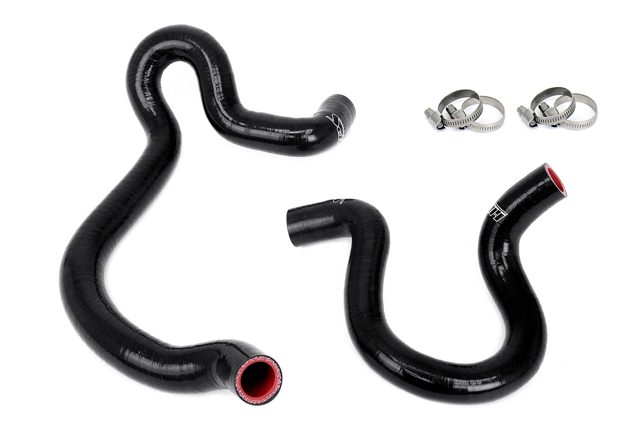 3-ply HPS Black Reinforced Silicone Heater Coolant Hose Kit 57-2019-BLK