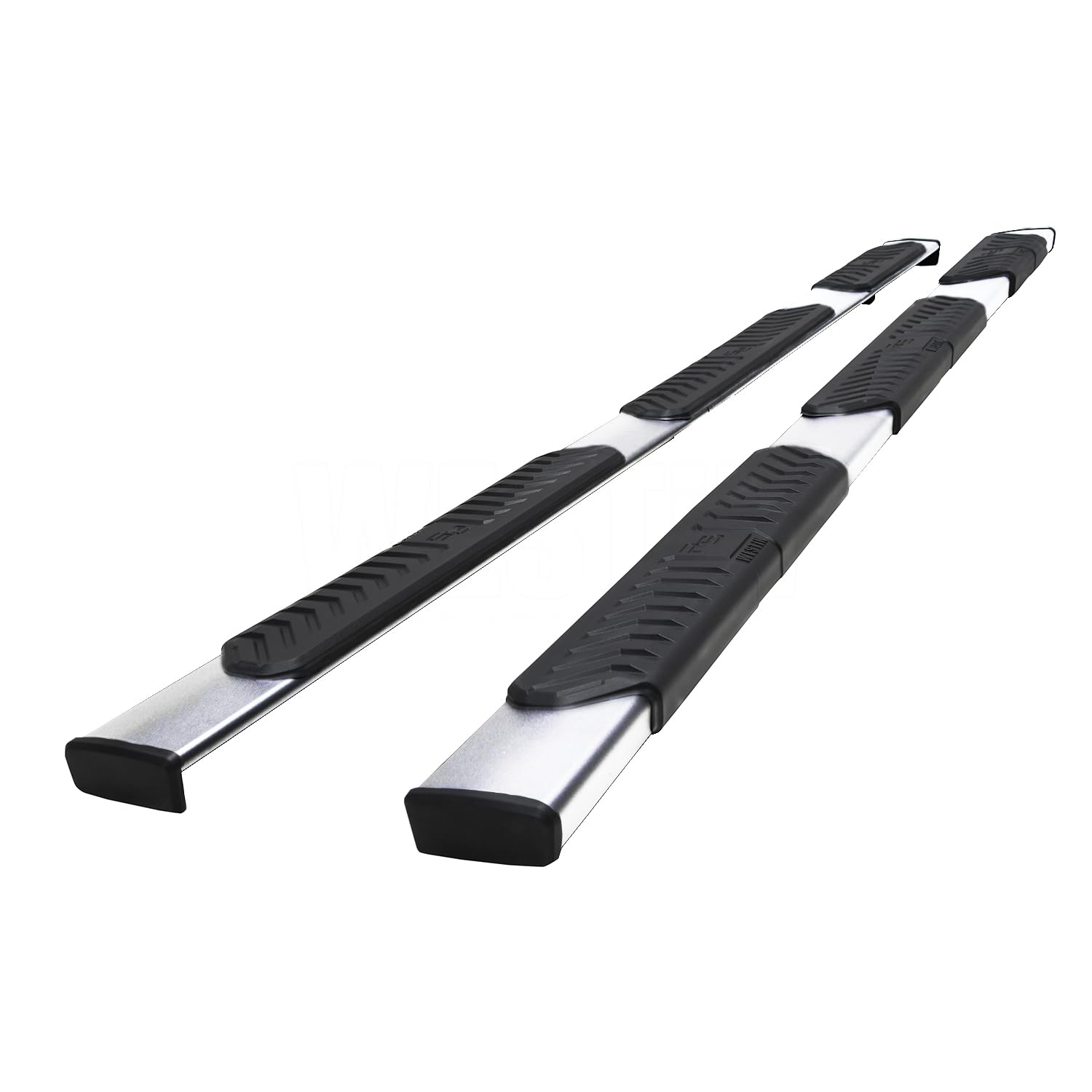 28-534780 Westin R5 Wheel to Wheel Modular Nerf Bars fits 2019-2024 Ram 2500 3500 Crew Cab 6'5" Bed Polished Pair
