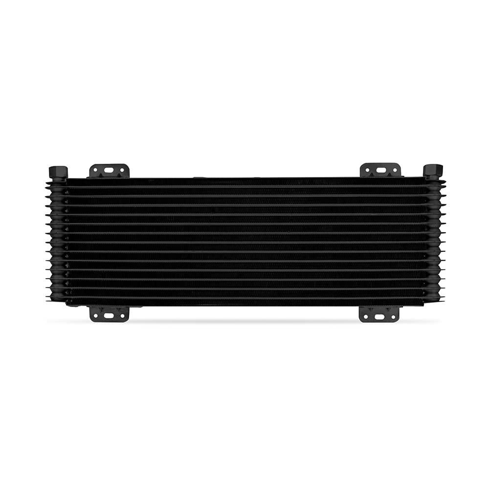 Mishimoto 13-Row Universal Stacked Plate Transmission Cooler, Powder Coated, 22.85-in X 7.10-in X 1.25-in Core