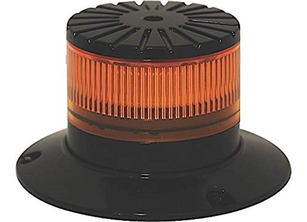 ECCO Mini Profile LED Beacon Aluminium Base 12-24VDC 41FLASH Patterns Class 1 Dual AMB/RED