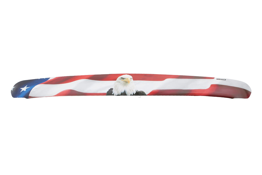 Vigilante Hood Protector | Stampede - High Profile / American Flag (no Eagle) | 2003-2006 Chevrolet Avalanche 1500 / 2500 (w/out body hdwe), 03-05 Silverado 1500, 03-04 Slvr 2500 / 3500 | 2029-41