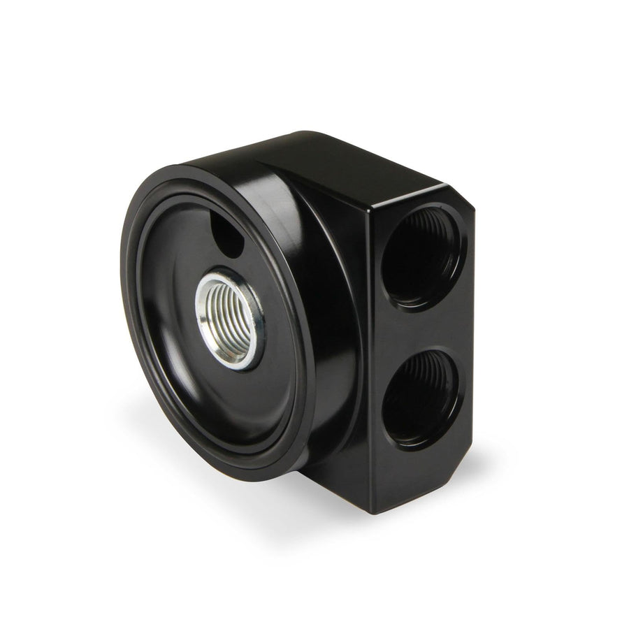 Oil Filter Adapter EARL'S PERFORMANCE PLUMBING W/90 Deg -10 Orb Port