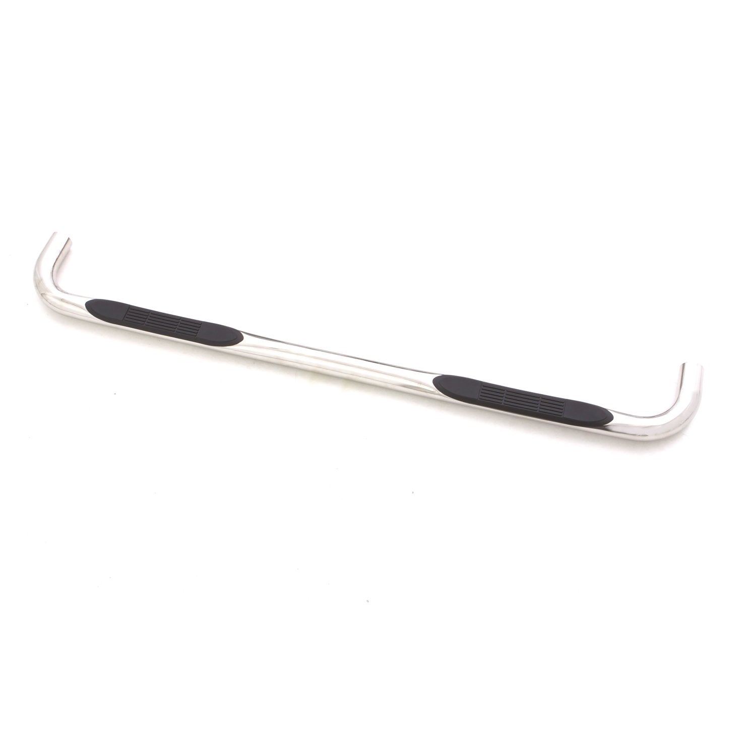 Lund 3" Round Polished Stainless Steel Bent Nerf Bars for 2009-2014 Ford F-150 SuperCrew (Including 2011-2014 Raptor)