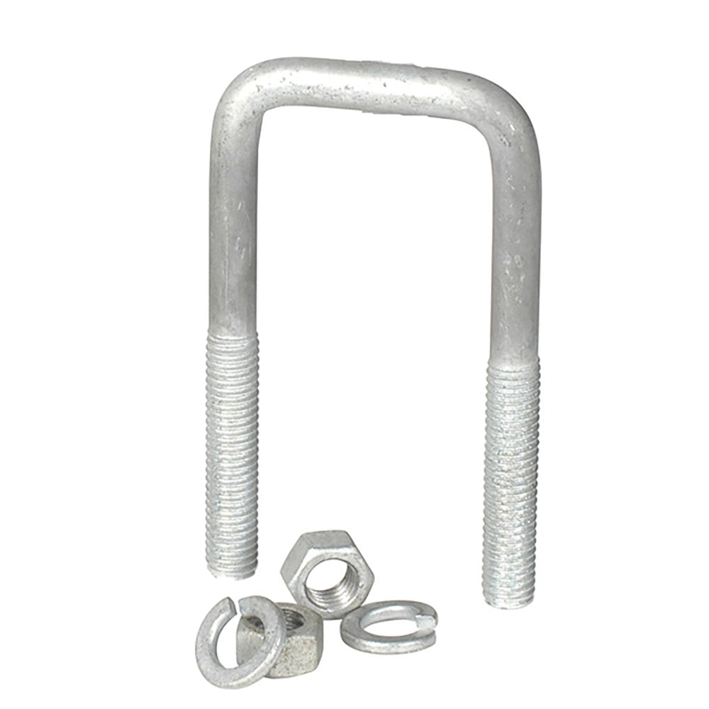 Galvanized CE Smith U-Bolt 7/16"-14 x 1-9/16" x 3-9/16" Square Bend