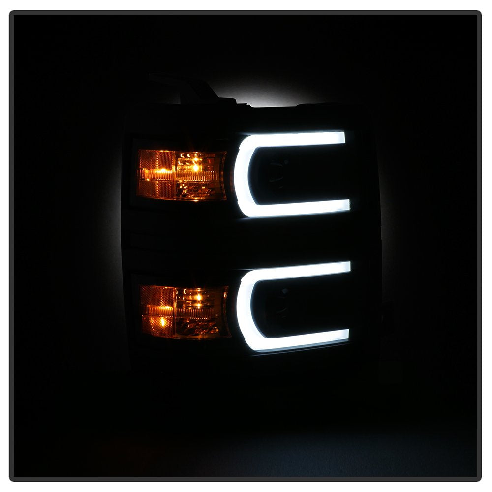 Projector Headlight Xtune PRO-JH-CS14-LBDRL-BSM, 1 Pack
