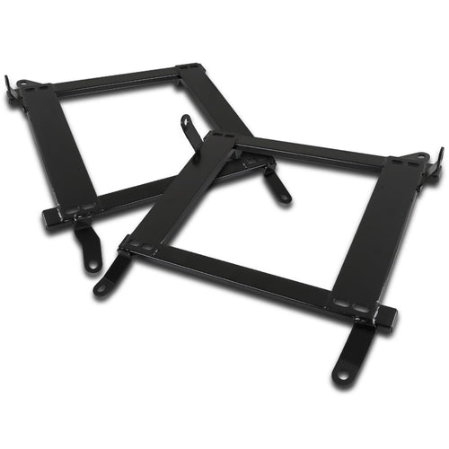 Racing Seat Spec-D Tuning Steel Mounting Brackets Rail Track Pair Compatible with 2008-2017 Mitsubishi Lancer EVO