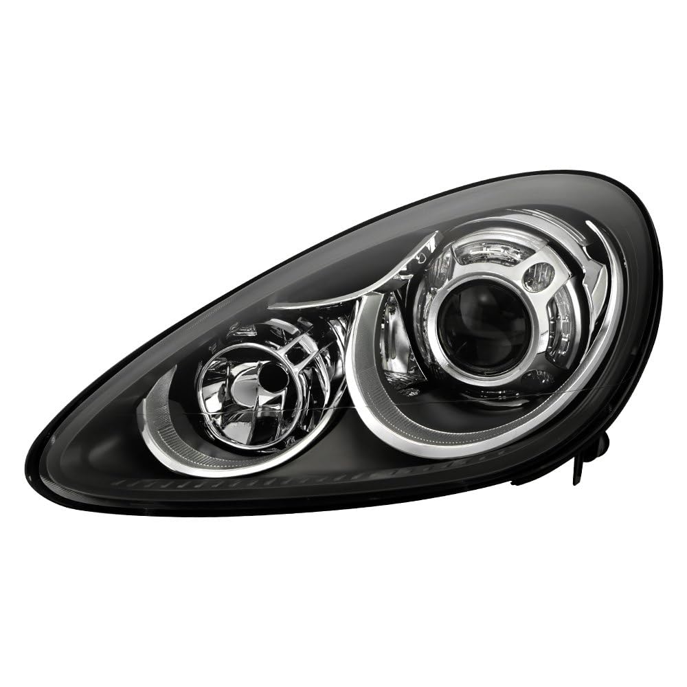 Porsche Cayenne Spyder (POE) 11-14 w/ 4 LED DRL AFS Projector Headlights - OE Left