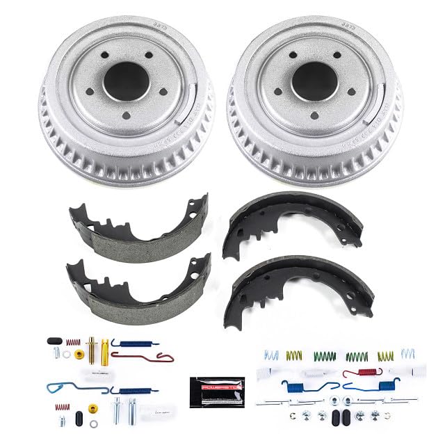 Power Stop Autospecialty KOE15275DK Rear Replacement Brake Kit-OE Brake Drums & Ceramic Brake Pads