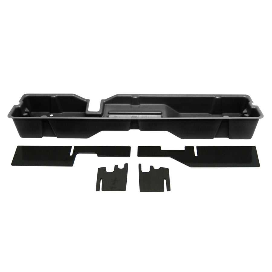 Under Seat Storage DuHa 20004 fits 2004-2008 F150 SuperCab and SuperCrew without a Factory Subwoofer | Black Heavy-Duty Back Seat Organizer | Includes Dividers