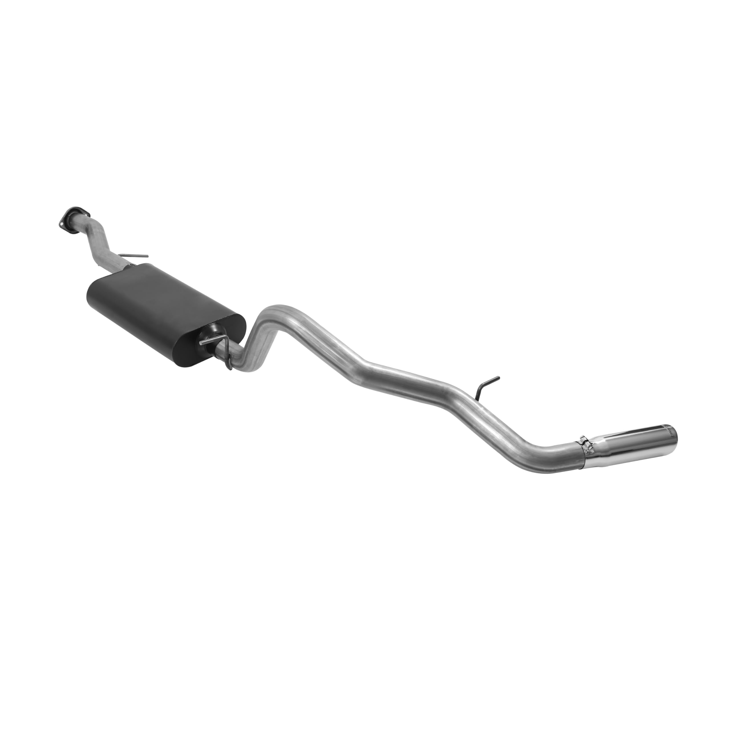 Force II Flowmaster 817344 Cat-Back Exhaust Kit 3 Inch Stainless Steel 3.5 Inch Polished 304 Stainless Steel Tip Compatible with 2000-2006 Chevy Tahoe GMC Yukon 4.8L 5.3L