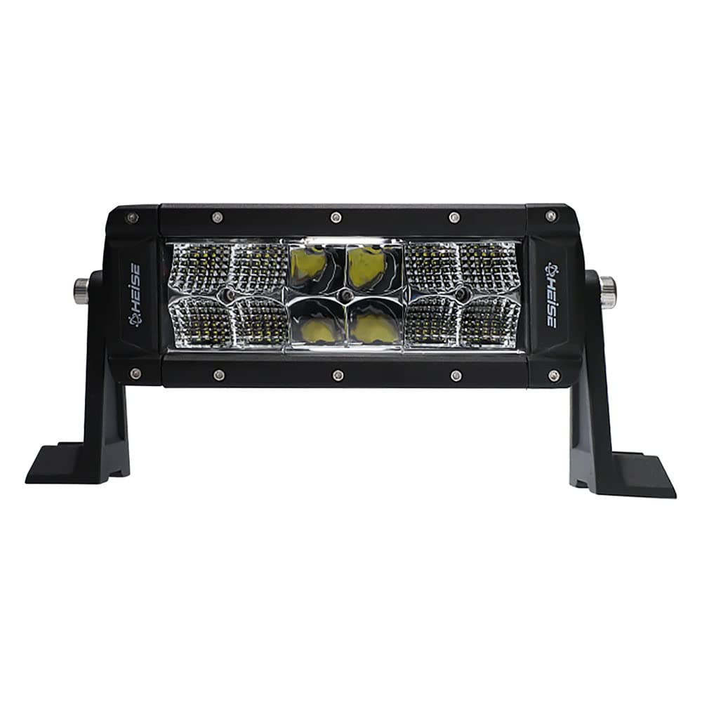 Dual-Row Heise High Output Led Lightbar - 8 Inches