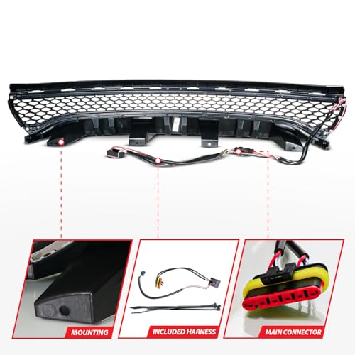 15-23 Dodge Charger Nexum Series Grille Ignition Initiation & Running Light Bar