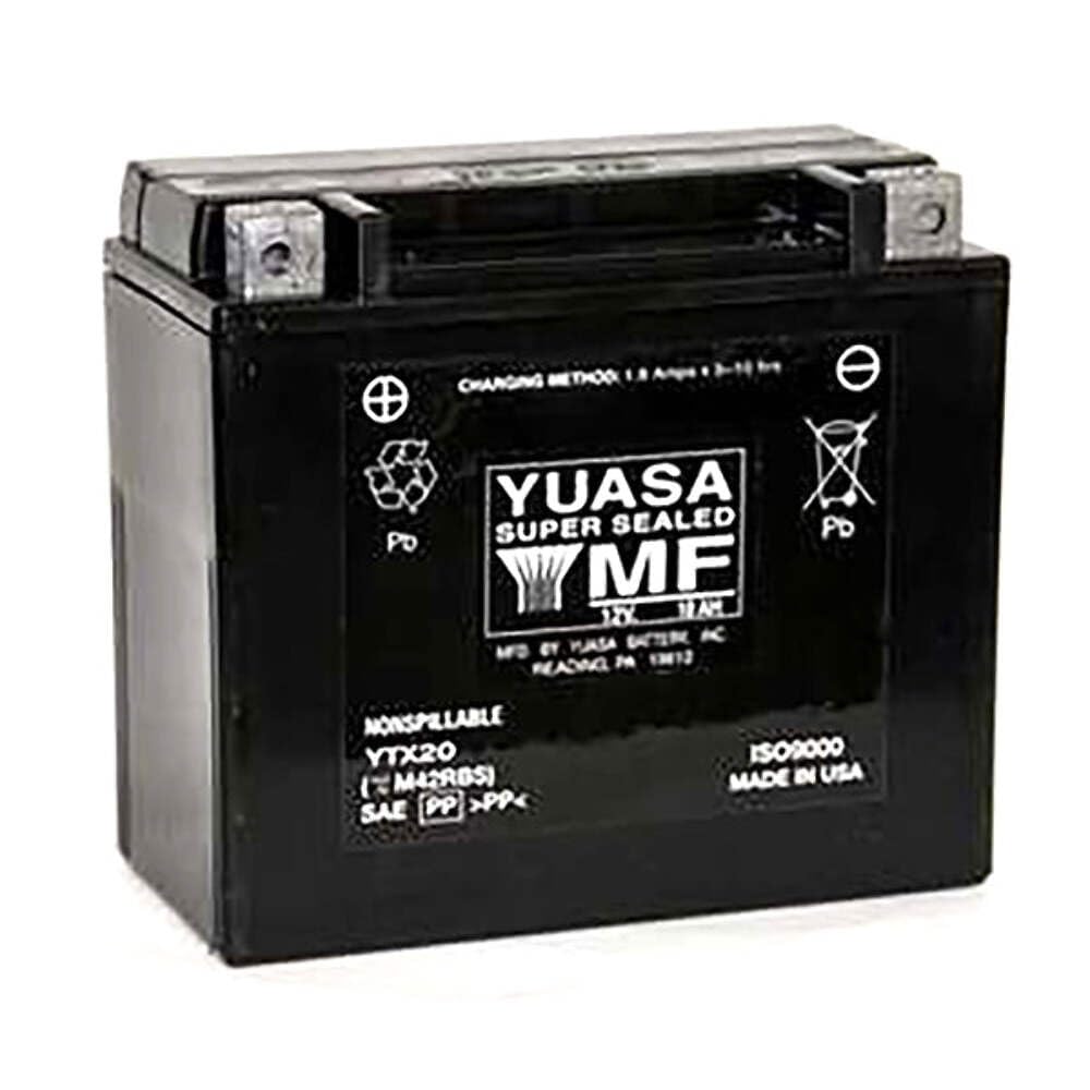YTX20 Yuasa YUAM42RBS Factory Activated AGM Battery