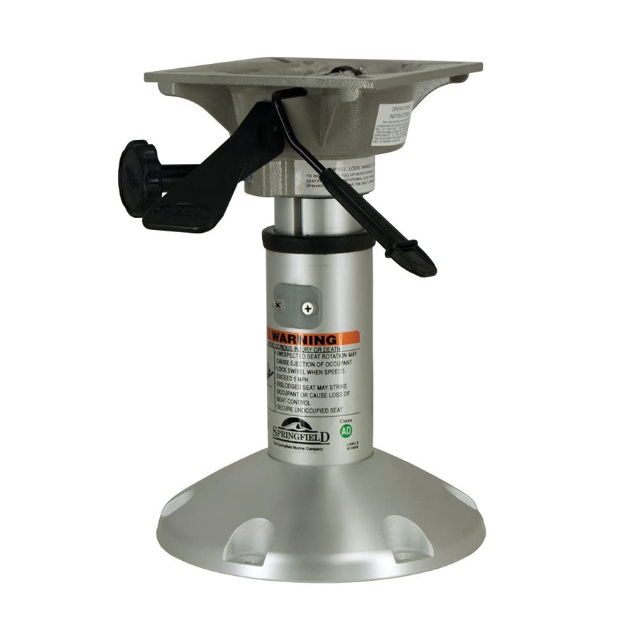 Mainstay Springfield Marine 1250200-L1 Short 2-3/8" Air-Powered Pedestal - 12.5"-15.5", Swivel